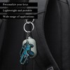 JUSTTOP Car Keychain, Bronco Key Chain Metal Key Fob, Cool