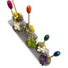 CANAPE KING Bamboo Sparkle Skewer - 100% Natural Wooden Rainbow