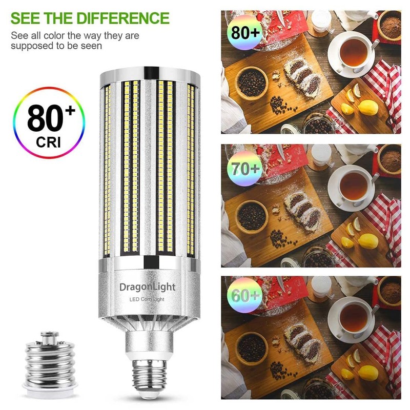 DragonLight 120W Commercial Grade Corn LED Light Bulb Fanless (400