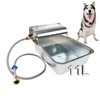 CQFJLM 11L Automatic Dog Water Dispenser, 304 Stainless Steel with