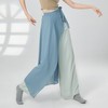 New National Style Ballet Dance Practice Outfit for Women - Modern & Classical Performance Set (Pants & Skirt) Dark Grey L 2ea