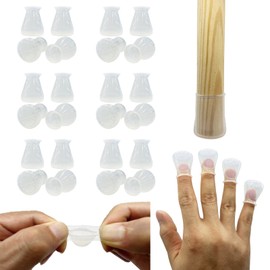 Extra Small Silicone Chair Leg Floor Protectors Fit 19/32”to15/16” Furniture Table Feet Cover Non-Slip Bottom Chair Leg Caps for Hardwood Floors Prevent Scratches No Noise, 24 Pack