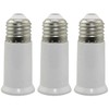 SQXBK 3PCS E26 80mm/3.15inch Socket Extender Extension Socket Adapter Light
