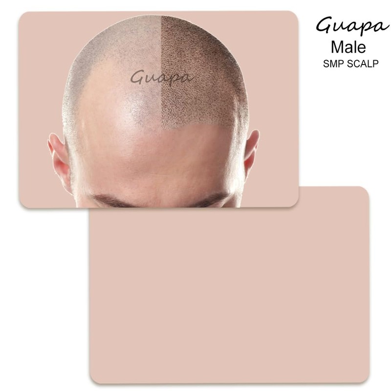 3PCS/Pack Scalp Micropigmentation Practice Skin – Printed SMP Tattoo Training