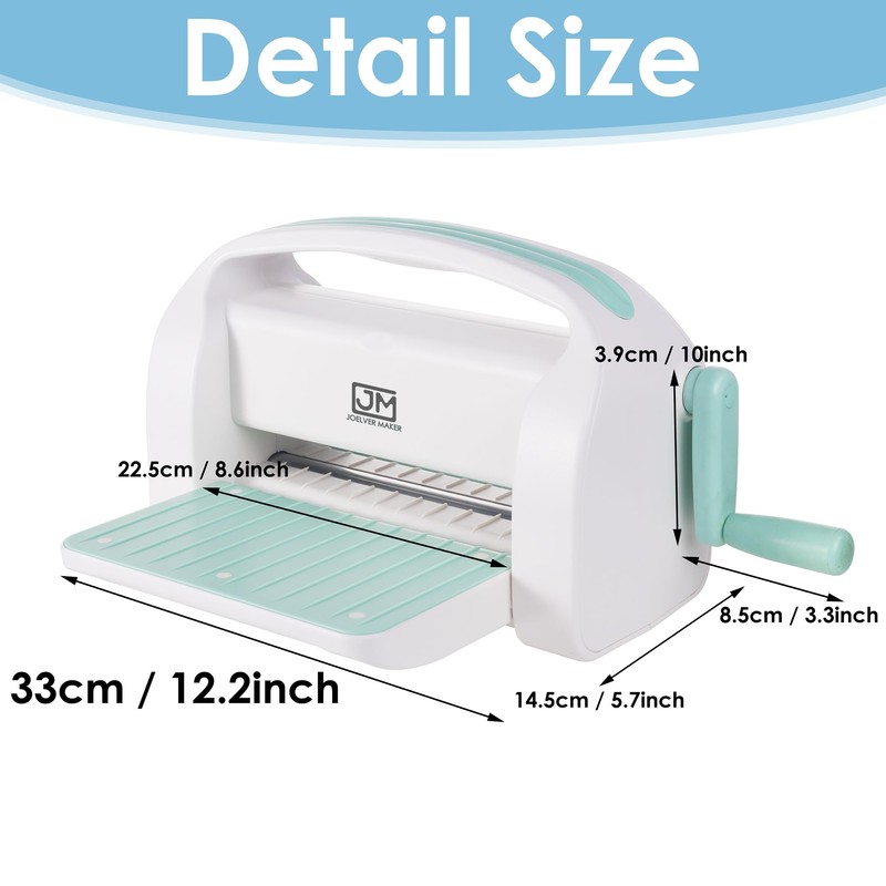 Joelver Maker Manual Die Cutting Machine,9" Openning, Scrapbooking Machine Starter