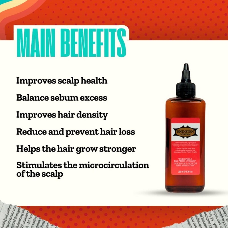 ENDOTEN CONTROL Scalp Activating Treatment 6.76 Fl Oz Ginseng Amino