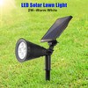 Outdoor Solar Powered Lawn Light 4LED Garden Yard Pathway Spotlight