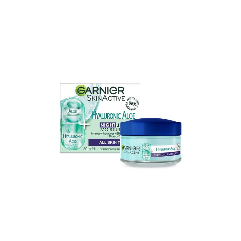 Garnier Skin Active Hyaluronic Aloe Night Jelly Moisturiser 50ml