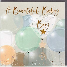 Belly Button Designs Beautiful Baby Boy Birthday Card
