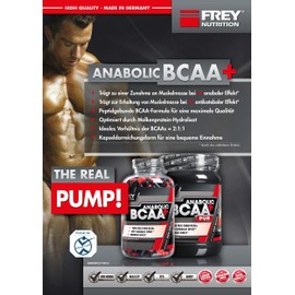 Frey Nutrition BCAA Xtreme 2 x 250 Tablets 1000 mg Pack of 2 (500 g)