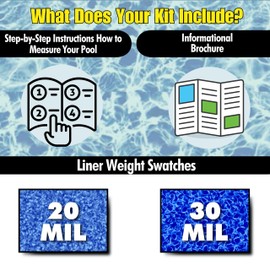 Freetime Fun Custom Pool Liner for Inground Pool. Oval, Grecian, Lazy L, Rectangle, True L, Premium Pool Liner. Swimming Pool Liner Measuring Kit - Fill Out Form | Place Order | Install Liner