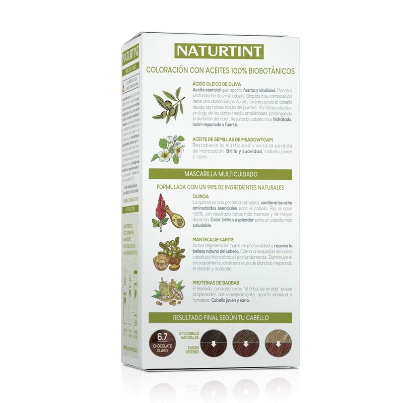 Naturtint permanent hair colour.