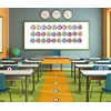 WhatSign 36Pcs Line up Spots for Classroom Floor Numbers Stickers