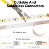Obeaming 3CCT Flexible 16.4ft LED Strip Light with 12V CCT