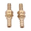 Pack of 2 Hose Nozzles, Brass Pipe Fitting Coupling Connection