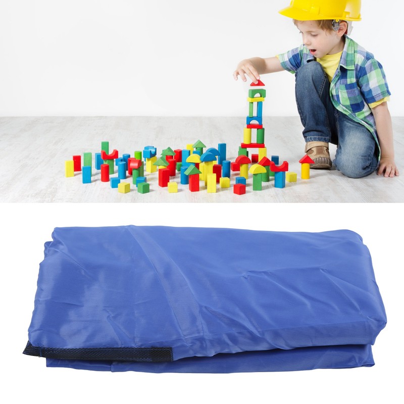 Drawstring Toy Play Mat Polyester Outdoor Indoor Waterproof Toy Storage