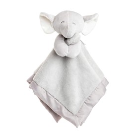 KIDS PREFERRED Soft Multicolor Baby Blanket with Stuffed Animal Lovey for Newborns and Infants