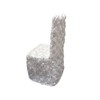 Luchuan White Rosette Banquet Chair Cover for Wedding (type 2)