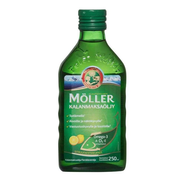 Möller Cod Liver Oil, Natural 250 ml
