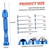 Gadpiparty 1set Precision Pin Vise Mini Drill Set with Swivel