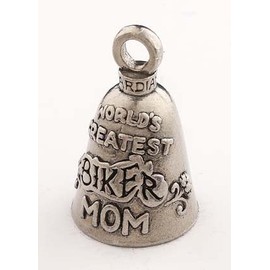 BIKER MOM GUARDIAN BELL WITH CUSTOM GIFT BOX compatible with HARLEY BIKER BELL RIDE TO LIVE