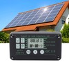 Zerodis Solar Charge Controller, Intelligent Protection, ABS Real-time Display, MPPT