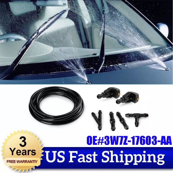 Unbranded 2Pcs Windshield Wiper Washer Fluid Jet Nozzle For Ford
