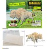 Puzzled 3D Puzzle Buffalo Wood Craft Construction Model Kit, Fun