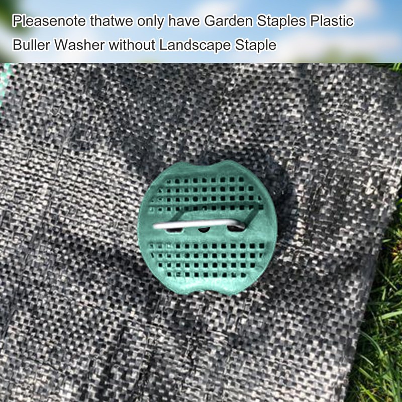 300 Pcs Landscape Staple Gasket Garden Landscape Staples Washer Pad