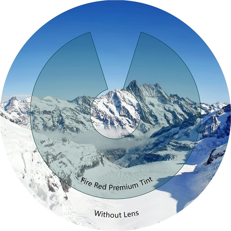 Tintart Performance Lenses Compatible with Oakley Batwolf Polarised Etched, Flame