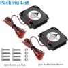 GDSTIME 40mm x 10mm 4010 Blower Fan 24V Dual Ball