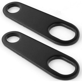 POFET Motorrad Hinterer Blinker Relocater Halter Stoßdämpferhalterungen für Harley Motorrad - Schwarz