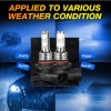 SHENKENUO For Toyota RAV4 2006-2012 LED Headlight High Low+Fog Light