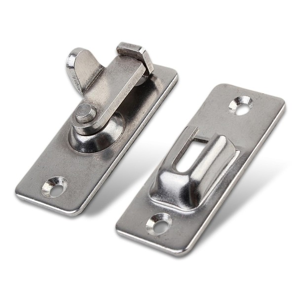 90 Degree Right Angle Door Lock, Small Gate Bolt Sliding