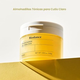 Biodance Vita - Almohadillas de tóner de gel de niacinamida, corrector de manchas oscuras, tono de piel nocturna, almohadillas de tóner exfoliantes su