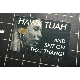 Unbranded Hawk Tuah Card Skin v1 - Waterproof and UV Resistant - Laminated - Viral Hype