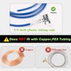 WINGSOL WINGSOL 1/2 and 3/8 Brass Feed Water Adapter, 3