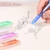 BAYTORY 5 Pcs Erasable Gel Pens, Fine Point 0.5mm Black