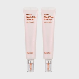 Hanskin Meoncell Hanskin Nudy Thin Tone Up Sun Cream 40ml (2 packs) (SPF50+/PA++++) / 메온셀 한스킨 누디 씬 톤업 선크림 40ml 2개 (SPF50+/PA++++)