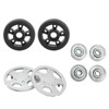 4 Set Luggage Wheels Rotating Flexible Luggage Suitcase Replacement Wheels