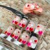 Press on Nails Short Square 24Pcs Glossy Full Cover Acrylic