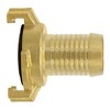 Variosan Plain Brass Quick Hose Connector, Nozzle, Untreated Brass, Geka