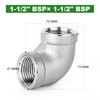 TAISHER 2 Pieces 304 Stainless Steel 90 Degree Elbow Fittings