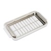 Stainless Steel Butter Cutter Box Cheese Storage Container with Transparent
