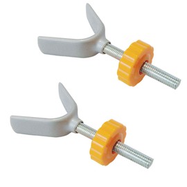 Baby Gate Screws, 2 Pieces Pressure Screws, Children's Gate Accessories, Baby Door Pressure Screw, Pressure Screw Kit, Baby Gate Screw, Threaded Spindle Rods, for Baby Doors, Pet Doors, Non-Slip (M