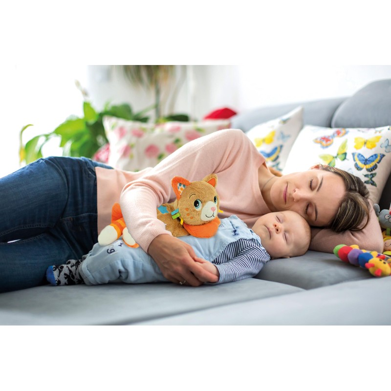 Clementoni 17771 Soft Plush Kitty Calming Bed Time Interactive Cat