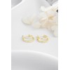 Einzelstück® Chakra Hoops Stud Earrings I with Zirconia Stones I