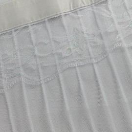 Striped White Front/Room Door Mosquito Net Screen Screen Door