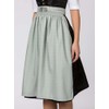 Stockerpoint Sc-300 Women's Midi Dirndl Apron, Green (sage)