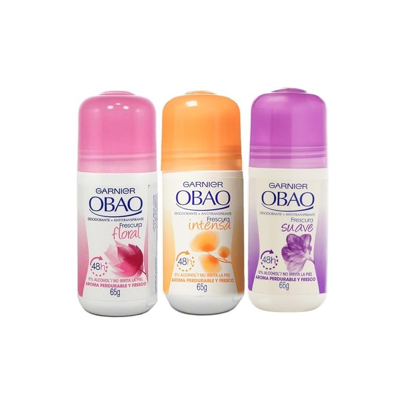 Obao Assorted Deodorant for Women - Pack of 3